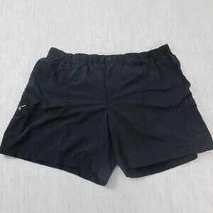 men's Black Columbia relaxed fit cargo shorts,‎ Size Large